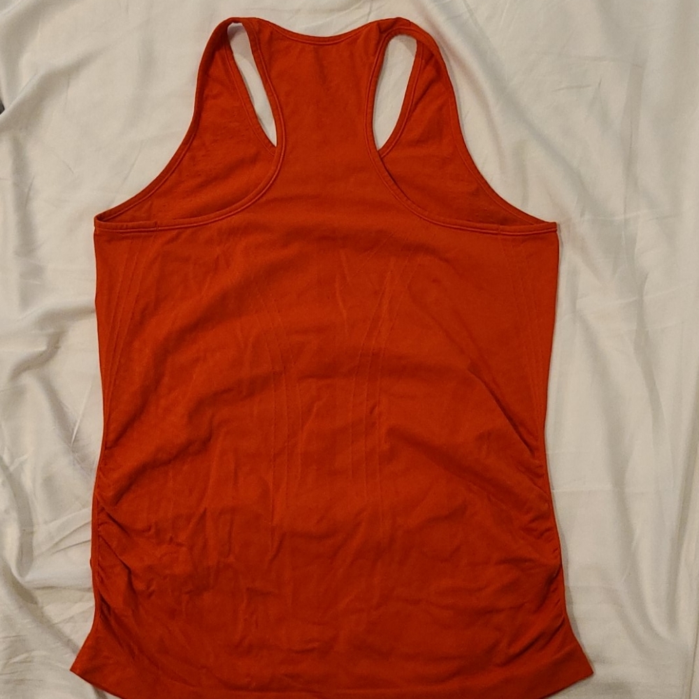 Athleta Orange Racerback Tank Size M - Picture 4 of 4